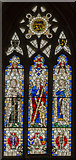 TF1134 : Stained glass window, St Andrew's church, Billingborough by Julian P Guffogg