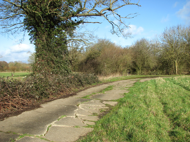 Concreted road linking Sites 3 and 4