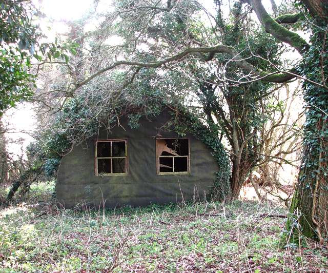 Dilapidated Nissen hut