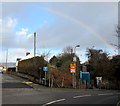 ST1880 : Faint rainbow over suburban Cardiff by Jaggery