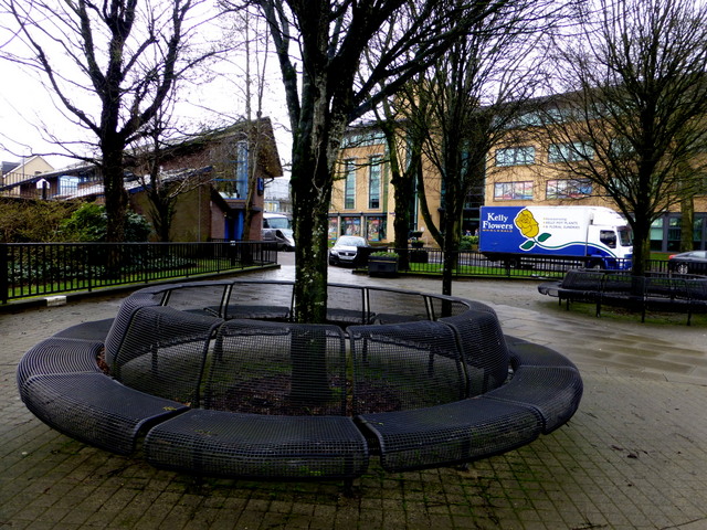 Circular seating, Omagh