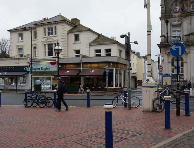 Businesses on Cornfield Road, Eastbourne