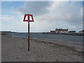 SZ1891 : Mudeford: beacon at the tip of the spit by Chris Downer