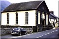 Chapel and caf? in Abergynolwyn, both now dwellings