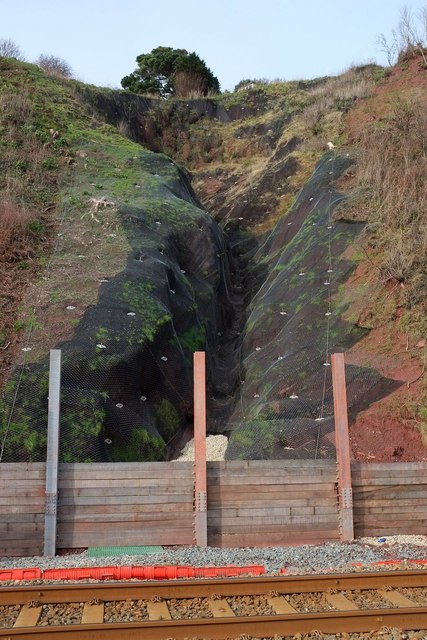 How they dealt with the landslide © Derek Harper :: Geograph Britain ...