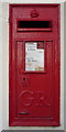 TA2371 : George V postbox on The Viking public house, Flamborough by JThomas