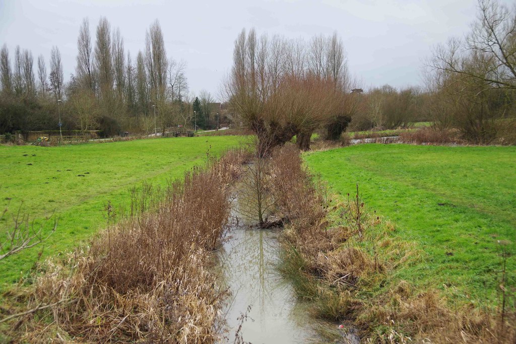 Madley Brook, Cogges, Witney, Oxon © P L Chadwick :: Geograph Britain ...