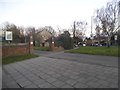 Church Lane at the corner of Old Church Lane