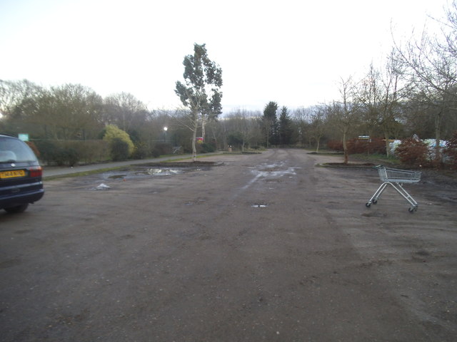 The car park at Birchen Grove Garden Centre