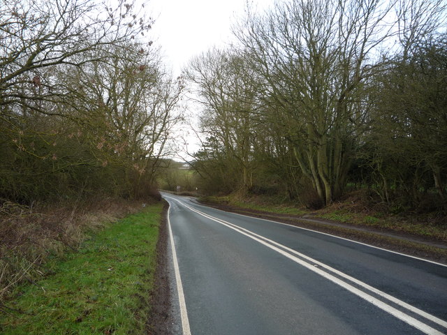 B1255 near Danes Dyke