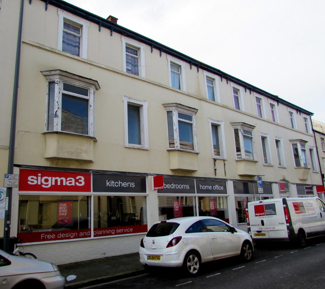 Sigma3 premises and van, Lower Dock Street, Newport