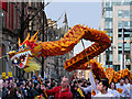 SJ8497 : Manchester Dragon Parade, Princess Street by David Dixon