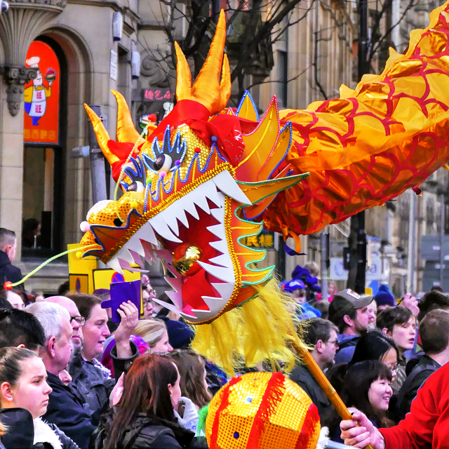 Chinese Dragon, New Year Celebrations on... © David Dixon :: Geograph ...