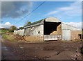 Corrugated iron barn at Escotts Farm