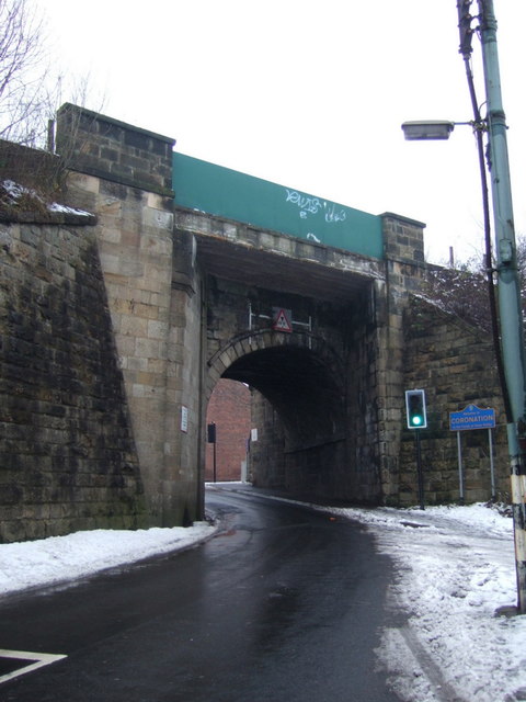 Railway bridge, Eldon Lane