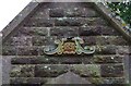 Date inscription on lychgate at St. Mary