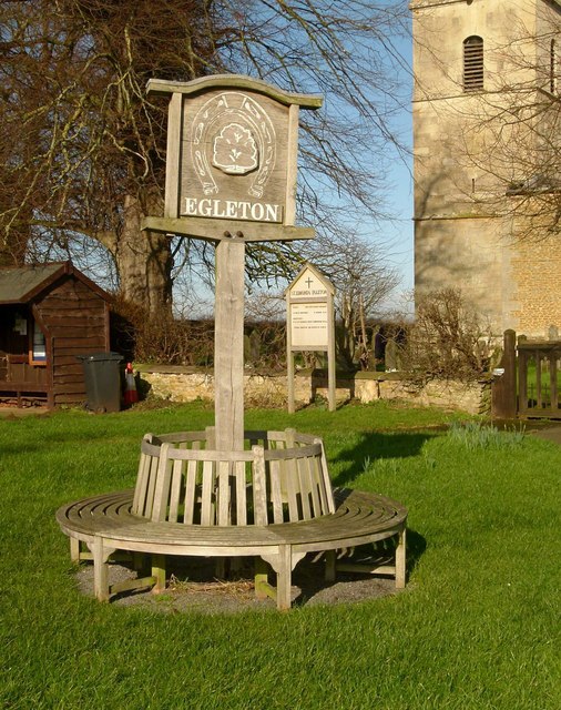 Egleton village sign