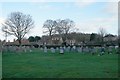 Park road and graveyard, Swinstead