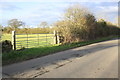 Gateway for field beside Hatfield Pits Lane