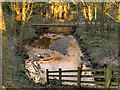 Footbridge over River Tawd at Skelmersdale