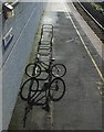SX9064 : Bicycle racks, Torre Station by Derek Harper