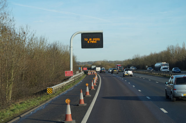 M23 Northbound Towards Junction 8 Ian S Geograph Britain And Ireland   4826241 61d7ed23 