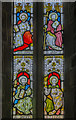 TF1181 : Stained glass window detail, All Saints' church, Holton Cum Beckering by Julian P Guffogg