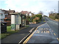 Bus stop and shelter on Filey Road