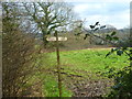 Footpath junction east of Kingsfold