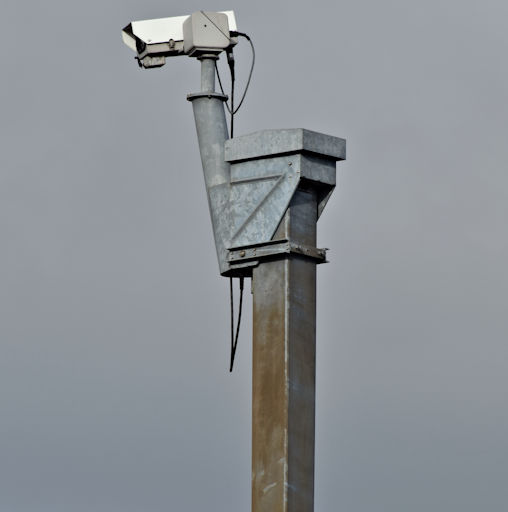 Traffic monitoring camera, Tillysburn, Belfast (February 2016)