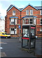 Telephone box on Ramshill Road (A165), Scarborough