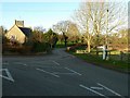 Road junction at Clipsham