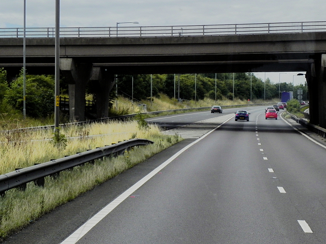 Southbound A1, Bridge at Red House Interchange, Doncaster