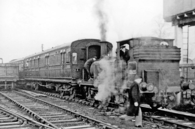 Last Train from Headcorn at Robertsbridge, Kent & East Sussex Railway, 1954