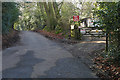 Heathlands Cemetery access road, Yateley