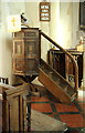 All Saints, Stansfield - Pulpit