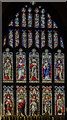 SK8261 : East window, St John the Baptist church, Collingham by Julian P Guffogg