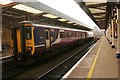 SJ6088 : Train at Warrington Central Station by Richard Sutcliffe
