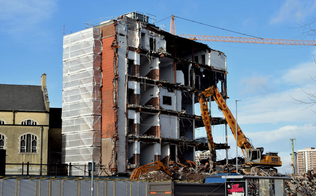 The Orpheus Building (demolition), Belfast - February 2016(3)