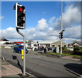 Pelican crossing in the north of Johnston