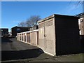 SE2434 : Substation and lock-up garages, Rossefield View, Bramley by Stephen Craven