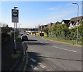 Northern end of Hawthorn Avenue, Newport