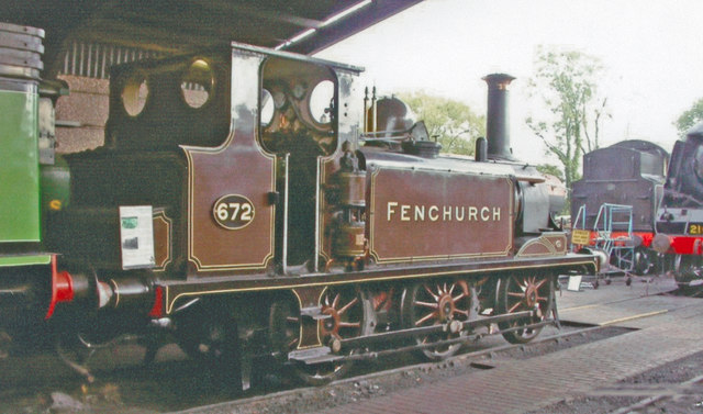 One of the Bluebell Railway's 'Terriers' at Sheffield Park Shed, 2003