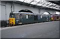 NH6645 : Class 73 on the sleeper, Inverness station by Craig Wallace
