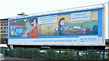 J3474 : Phoenix Gas "home improvements" poster, Belfast (February 2016) by Albert Bridge