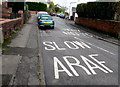 SO1912 : ARAF/SLOW on Clydach Street, Brynmawr by Jaggery