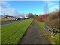 Path beside Dumbarton Road