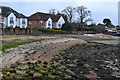 Houses on the shore at Hythe