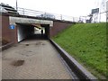 Underpass beneath Seldown Bridge, Poole