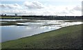 SE2779 : Flooded fields south-east of Moor Lane by Christine Johnstone